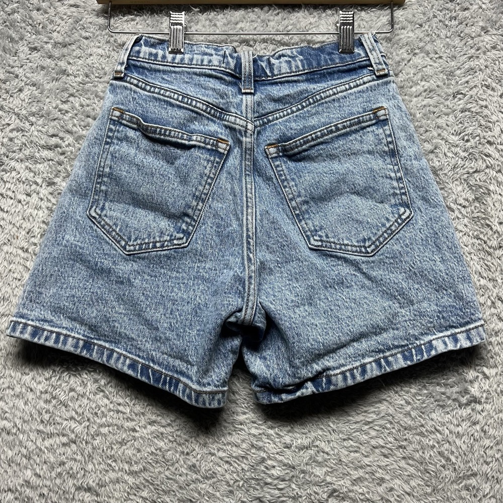 Abercrombie & Fitch Light Blue High-Rise The Dad Short